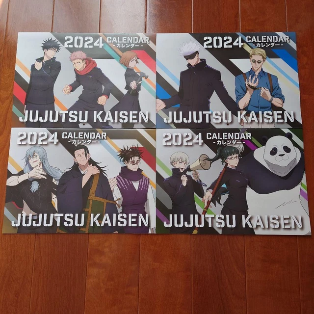 JUJUTSU KAISEN CALENDAR 2024 Kura Sushi All 4 Types 61.99 PicClick