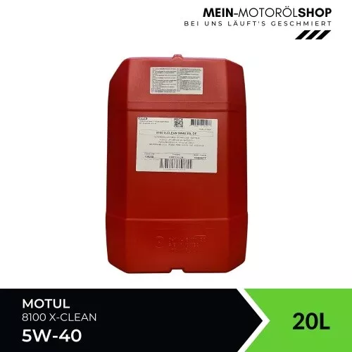 Motul 8100 X-clean 5W-40 20 Liter