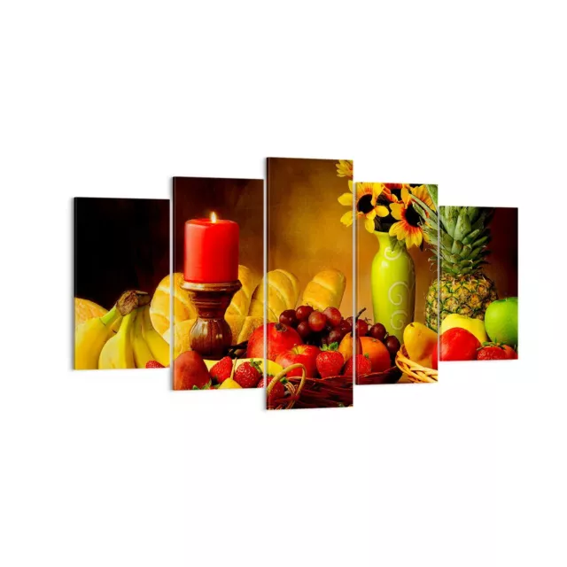 Quadro su Tela 160x85cm Banana cesto cibo frutta Stampe Immagini Quadri Murale