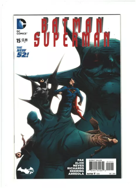 Batman/Superman #15 NM- 9.2 DC Comics 2014 Catwoman & Batgirl app.