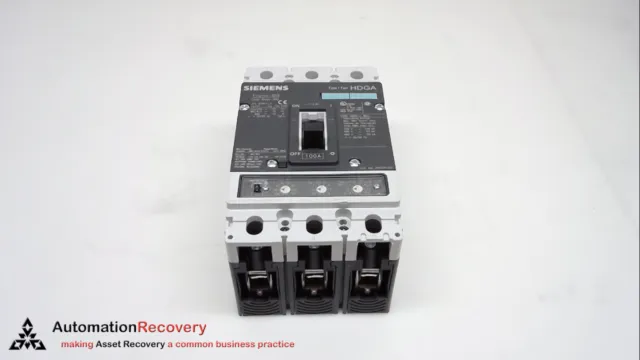 Siemens 3Vl2110-2Ge30-0Aa0, Circuit Breaker, 3 Pole, 100 A, 50/60 Hz, Ne #243638