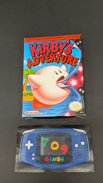 Kirby's Adventure (Nintendo Entertainment System, 1993) NES CIB COMPLETE