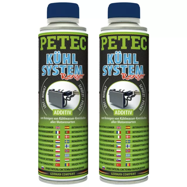 Petec 2 detergenti sistema di raffreddamento detergenti radiatore 250 ml