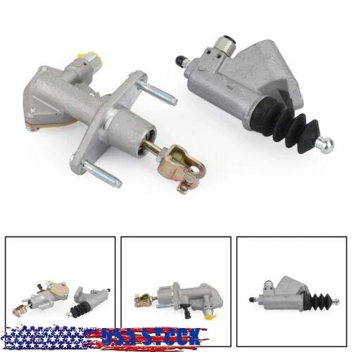 CLUTCH MASTER SLAVE Cylinder Fits Honda Civic Accord CRV Element Acura