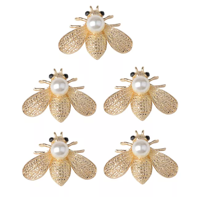 5 Stück Bienenform Flatback Strasssteine Kristall Flache Rücken