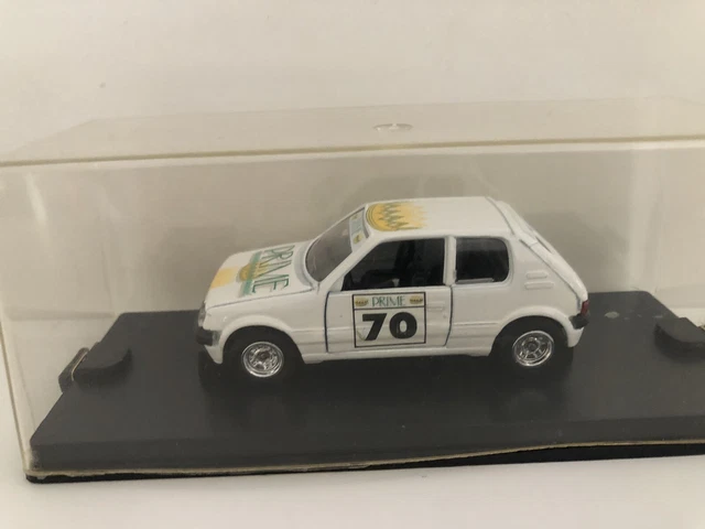 Solido 1/43 – Peugeot 205 Découvrable Blanche – CJD SB – Bon état, Sans Boîte