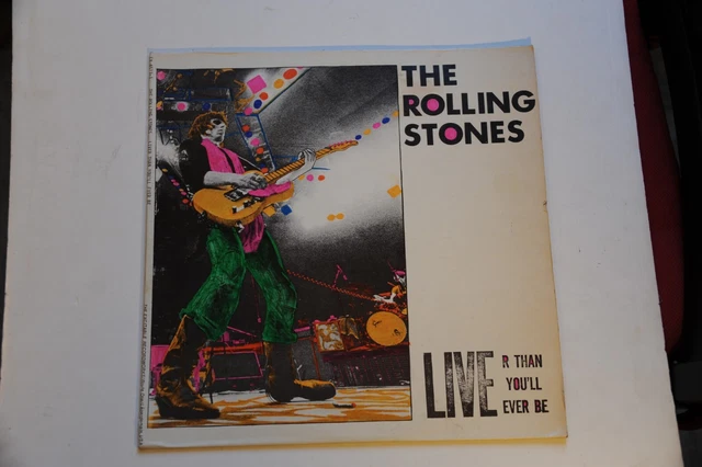 THE ROLLING STONES Live r Than you'll Ever Be LP EUR 49,90