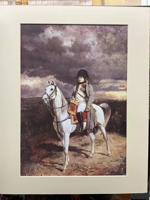 Napoleon. Mounted Print 20 X 16