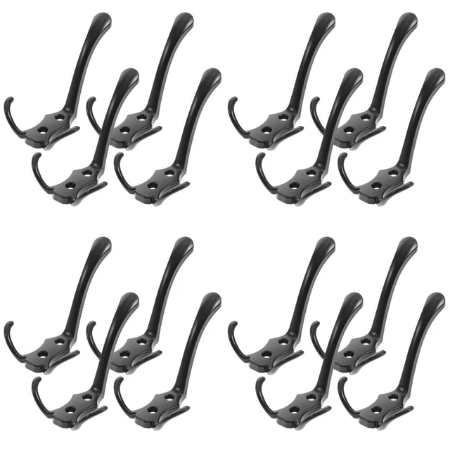16 pcs Wall Mounted Hooks Coat Hooks Wall Storage Hook