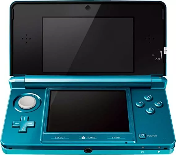 Nintendo 3DS Video Game Console Aqua Blue + GAMES + More BUNDLE *Fully Working*