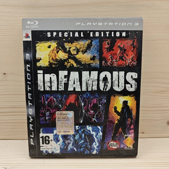 INFAMOUS Sur PS3 - Édition Complète PAL FR - état Correct