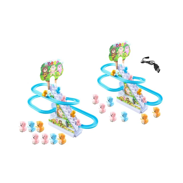 Circuit Roller Coaster Électrique Canards - Jouet Piste Canard Musical Avec Effets Sonores