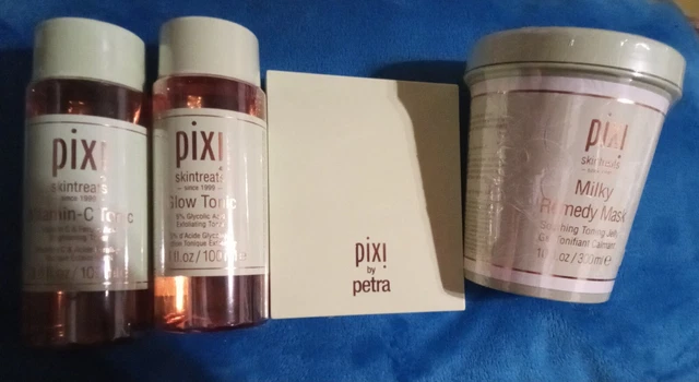 Pixi 4er Set 2x 100 ml Tonic + 300 ml Mask + by Petra 9x Eyeshadow Palette NEU 
