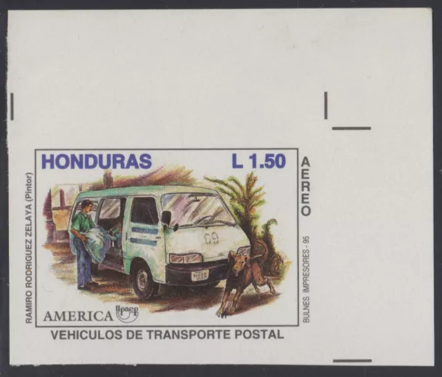 Upaep 1994 Honduras 856A Sans Dent Variété Variety