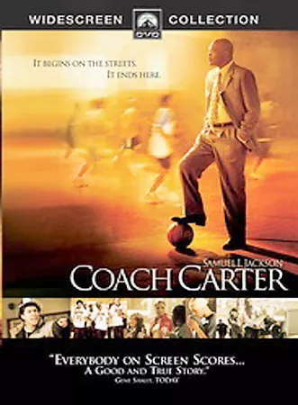 COACH CARTER Samuel L Jackson Rick Gonzalez Channing Tatum Ashanti DVD disc only