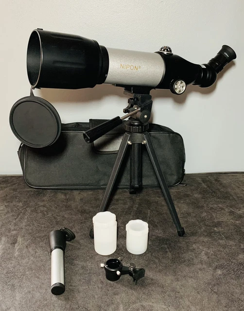 Telescopio Nipon Astronomía Observación de Aves 70 mm X 350 mm con extras para principiantes