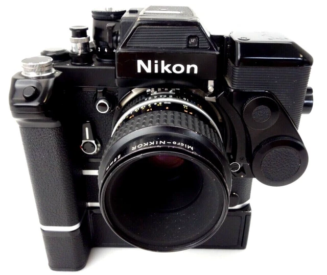 Nikon F2 SLR TITAN Body Micro NIKKOR 55mm f2,8  MD 2 MB 1 jz173