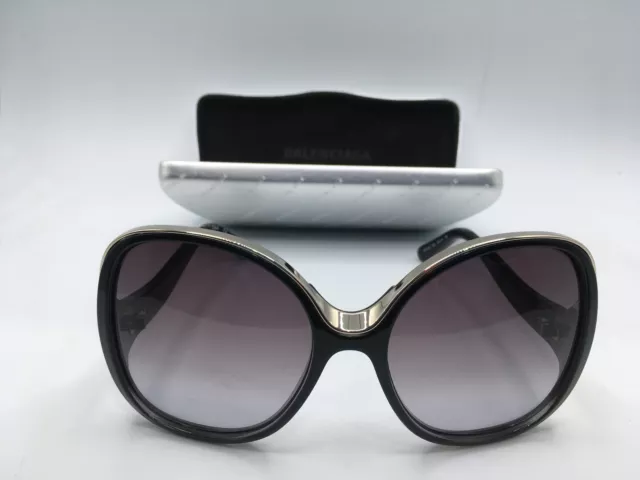 Chloe CE714S Women's Black Frame Grey Gradient Lens Butterfly Sunglasses 59MM