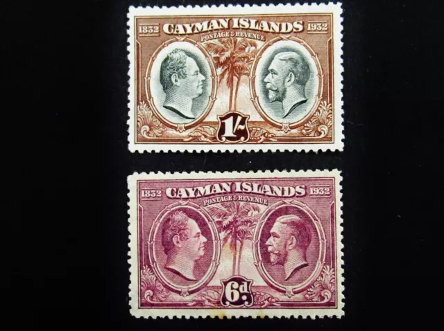 nystamps British Cayman Islands Stamp # 76.77 Mint OG H       M22y1504