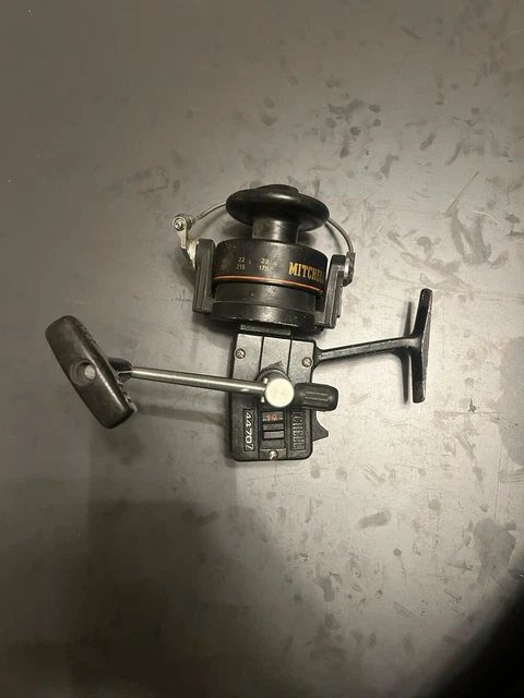 Moulinet De Pêche Vintage Mitchell Garcia 300 - Modèle 301 Gaucher - Fabriqué En France