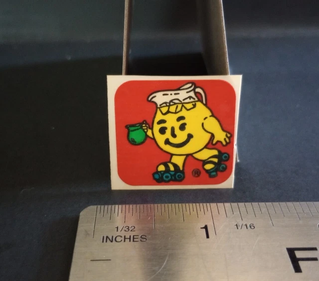 Kiloz R Kool Sticker VINTAGE STICKERS 80S Kool Aid Scratch And Sniff Sticker Matte Lemon ...