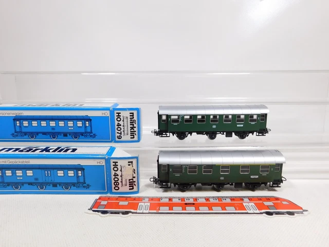 Märklin H0 - 4643, 4651, 4652, 4655 - Wagon de marchandises pour trains