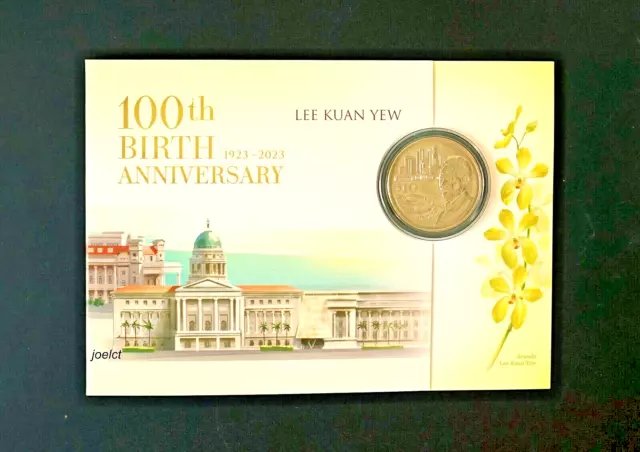 2023 100th Birth Anniversary Commemorative $10 Coin - LEE KUAN YEW - BU