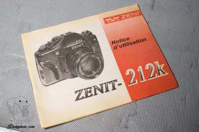 Zenit 212K Mode D'emploi Notice Manual Fr