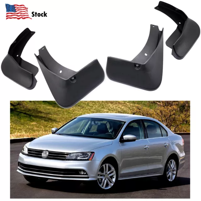 4 Mud Flaps Splash Guards Fender Car Mudguard for Volkswagen Jetta 2015-2018