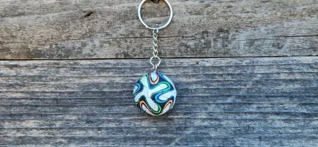 New Football Soccer World Cup Brazil 2014 Brazuca Match Ball Keychain Rings