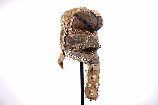 Timeworn Kuba Bwoom Mask 12" - DR Congo - African Art