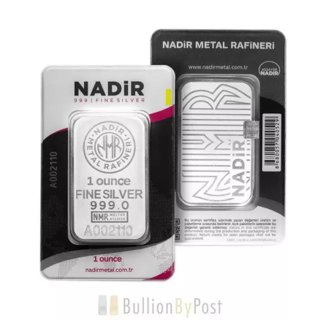 Nadir 1oz Silver Minted Bar