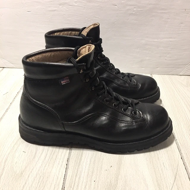 DANNER EXPLORER BOOTS Men s 12 Gore Tex Black Leather Vibram 45200