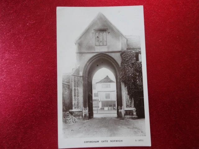 Erpingham Gate, Norwich, RP S1453 - Kingsway echtes Foto