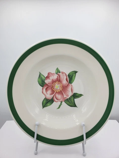 RARE C&NW Chicago & North Western RR Railroad Wild Rose Syracuse Lg Shallow Bowl