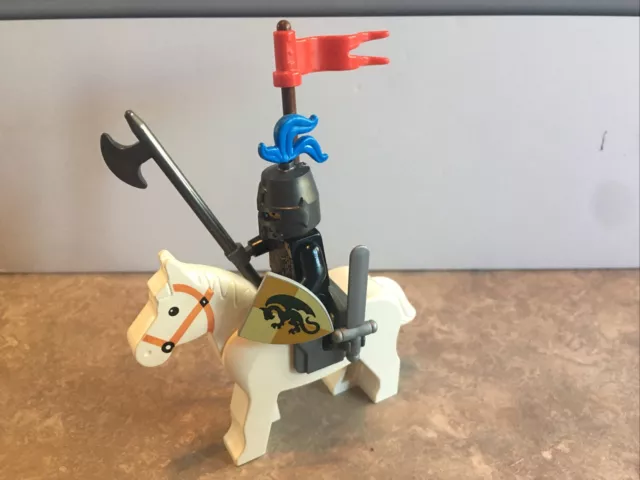 Castle KNIGHT Lego MiniFig HORSE Weapons FLAG Joust SWORD Axe DRAGON SHIELD