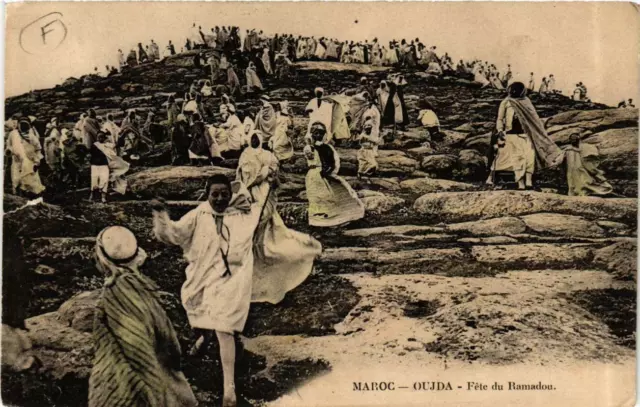 CPA AK OUDJA Fete du Ramadou MAROC (720288)