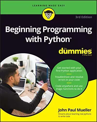 Beginning Programmation Avec Python For Dummies Par Mueller,Paul,Neuf Livre ,F