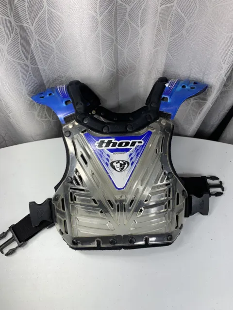 Thor Minishock Motocross Protective Vest Youth Small *Look* *$9.99 Ship*