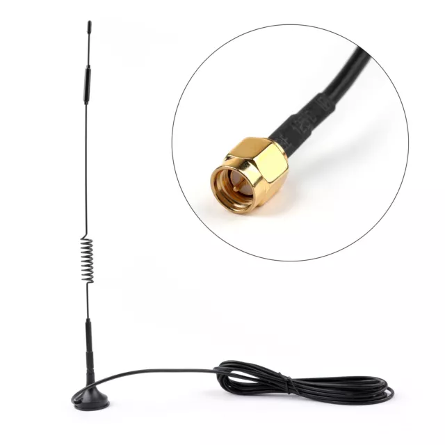 7dBi 4G LTE Antenna 3m Cable SMA Male Magnetic Base Wireless Signal Booster 50W