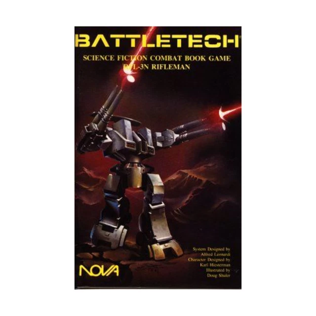 NOVA BATTLETECH BOOK Game RFL-3N Rifleman EX £11.00 - PicClick UK