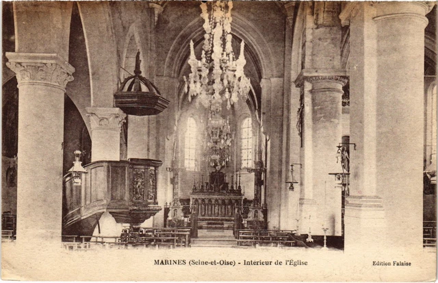CPA Marines Interieur de l'Eglise (1340208)