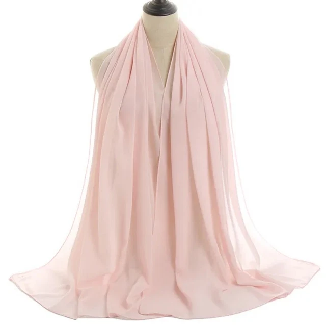 Châle Rectangulaire Mousseline Mauve - Cache épaule Mariage - Cache Cache Femme