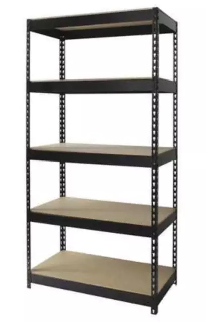 Boltless Shelving Unit, measuring 18 inches in depth, 36 inches in width, and 72