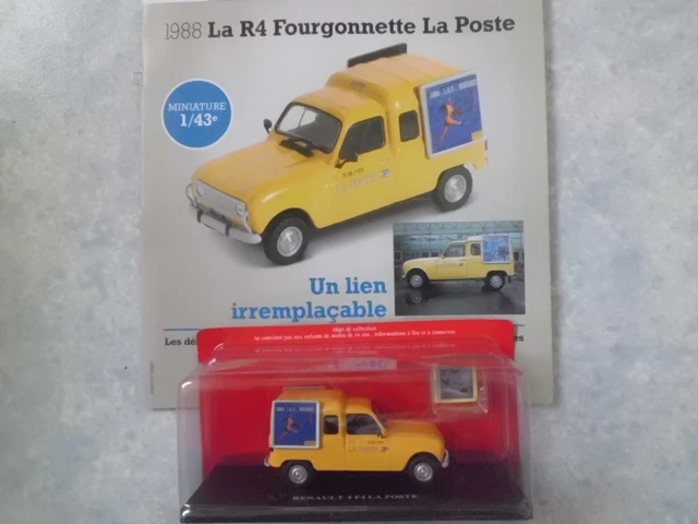 Modèle Réduit Renault 4L 1962 à L'échelle 1/43 - Marque IXO, Neuf Dans Sa Boîte D'origine