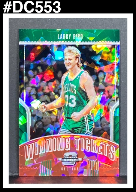 2018 Contenders Optic Winning Tickets RED Cracked Ice Larry Bird #25 CELTICS