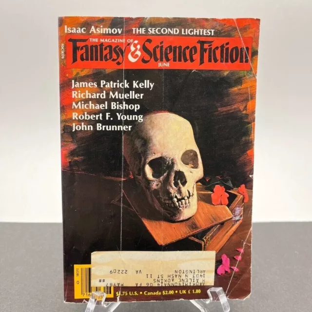 The Magazine of Fantasy and Scifi Jun 1986 Vtg Digest Pulps James Patrick Kelly