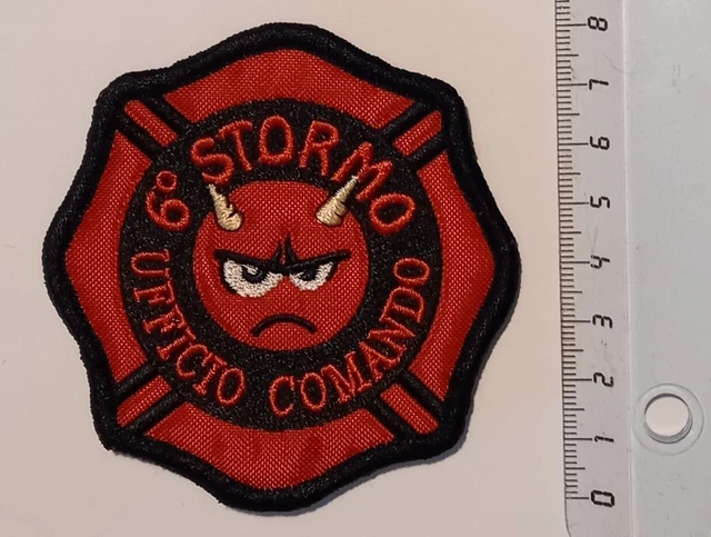 MAREL Patch Ricamata Tornado – Diametro 7,5 Cm – Replica Per Personalizzazione Abbigliamento