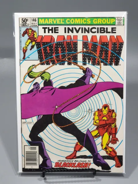 THE INVINCIBLE IRON MAN #146 Marvel Comics 1981 1st App Blacklash FN/VF 7.0
