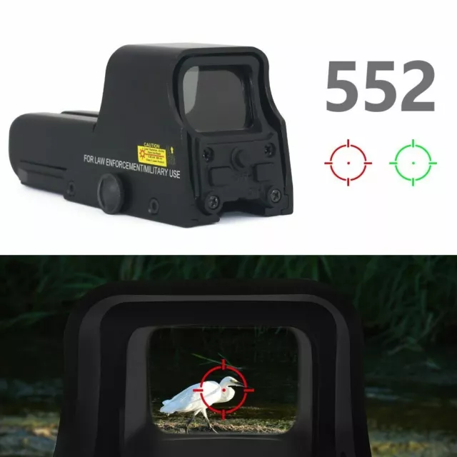 TACTICAL HOLOGRAPHIC REFLEX Red Green Dot Sight Optic Hunting Rifle Scope PicClick